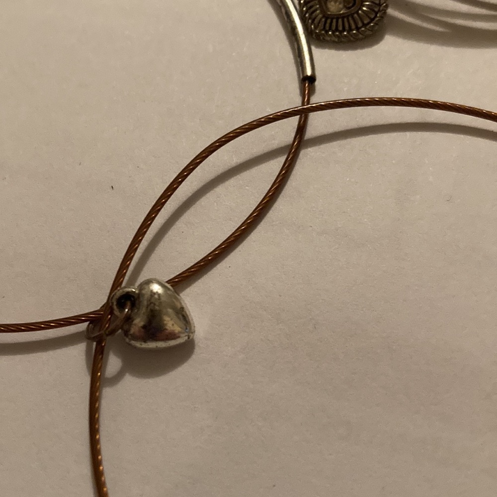 Interlocked Flexible Wire Bangle Bracelets - image 4